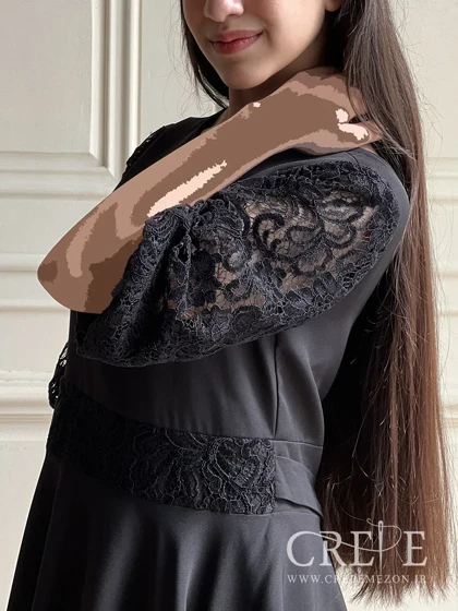 پیراهن مازراتی آستین گیپور