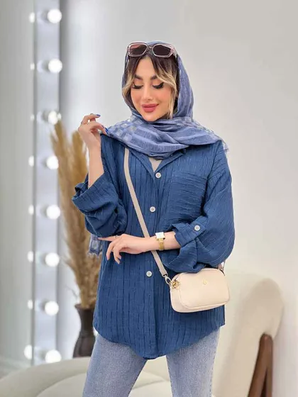شومیز تک جیب نلی