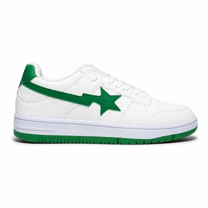 کفش کتانی ونس مدل BAPE STA سفید سبز 295696