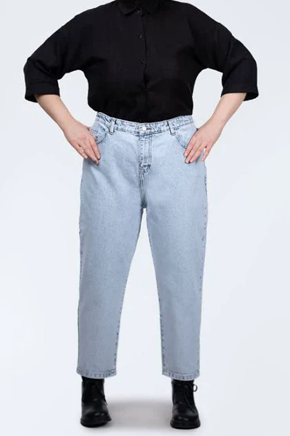 شلوار مام جین سایز بزرگ