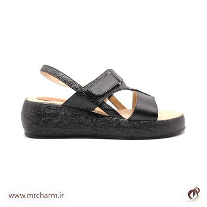 صندل لژ دار زنانه چرم mrc2110-02