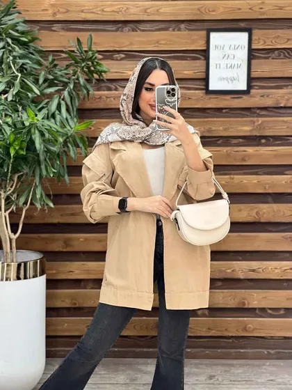 مانتو آستین زنجیردار