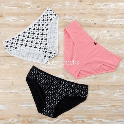 پک شورت طرح ماهی و گربه ( سایز بزرگ)