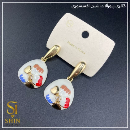 گوشواره میناکاری شده کد gzm41