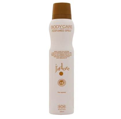 اسپری بدن زنانه بادی کر مدل جادور Body Care Jadore حجم 200 میل