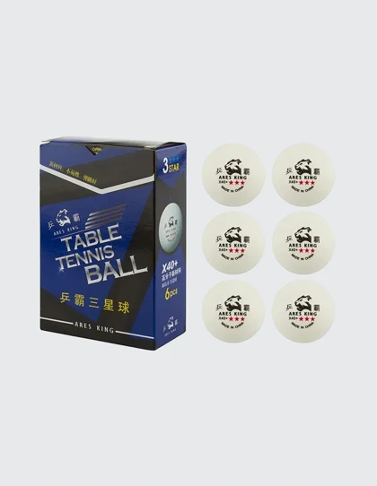توپ پینگ پنگ - - 3 ستاره 40+ ARES KING 7001 بسته 6 عددی
