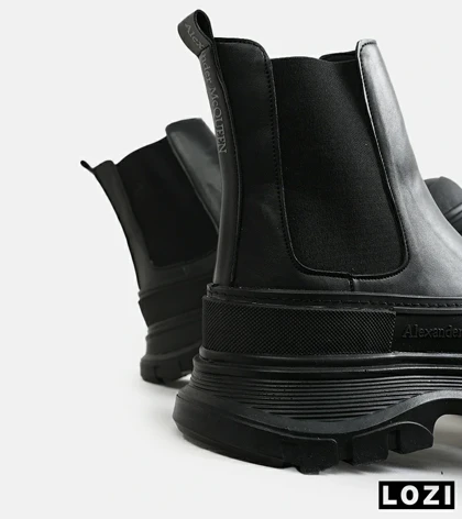 بوت مردانه مشکی Alexander McQueen