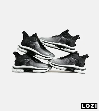 کتانی ساق‌دار مردانه مشکی سفید Nike air jordan 23