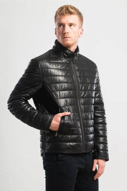 کت و کاپشن مردانه new-venture-gian-ferre-solid-leather