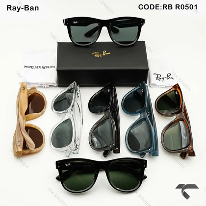 عینک آفتابی ری بن RB0501-5 پلاریزه آبی نفتی RayBan-10055-U