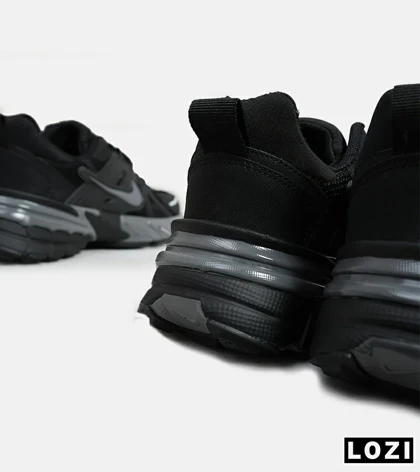 کفش کتانی مردانه و زنانه مشکی خاکستری Nike cushlon مدل 6210