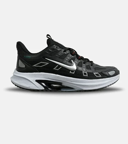 کفش کتانی مردانه و زنانه مشکی نقره ای نایک NIKE P-6000