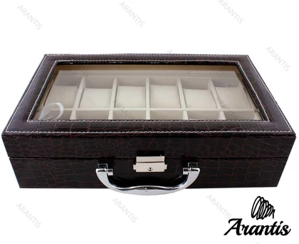 جعبه با 12 جایگاه نگهداری ساعت مچی مدل w-m-7583