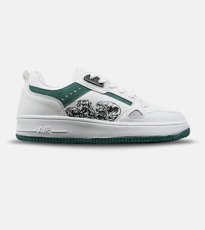 کفش مردانه و زنانه سفید سبز NIKE AIR FORCE Draw مدل 8779