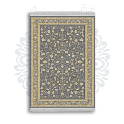 *جدید* فرشینه از جنس پارچه شانل مخمل ترک طرح فانتزی برند دفه کد 1024
