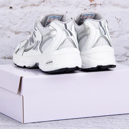 نیوبالانس 530 سفید نقره ای (New Balance 530)
