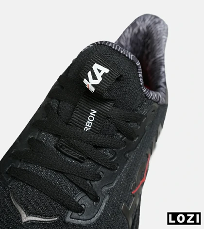 کفش کتانی مردانه و زنانه مشکی HOKA مدل 7729