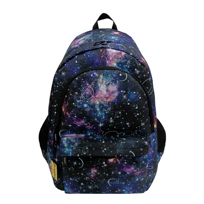 کیف مدرسه دخترانه مدل کهکشانی زحل saturn با جامدادی (برند رسپینا)