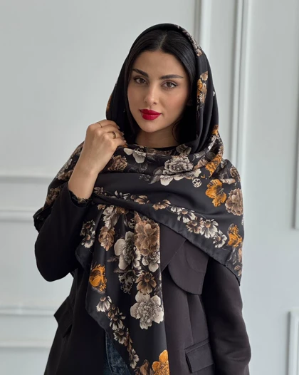 روسری ابریشم کد 01