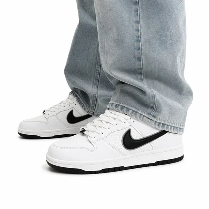 کفش کتانی مردانه نایک جردن SB سفید مشکی Nike Jordan SB