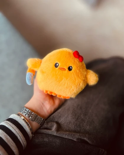 عروسک جوجه چاقو به دست 🐥🔪