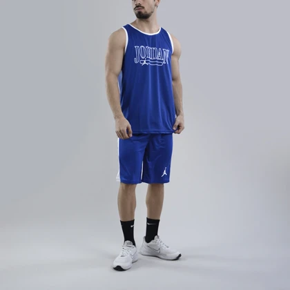 ست رکابی و شلوارک بسکتبالی ورزشی مردانه جردن مدل PY-JDI-4L1158 آبی
