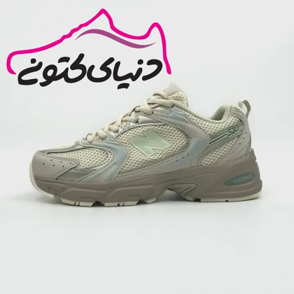 کتانی نیوبالانس 530 کرم سبز اورجینال
