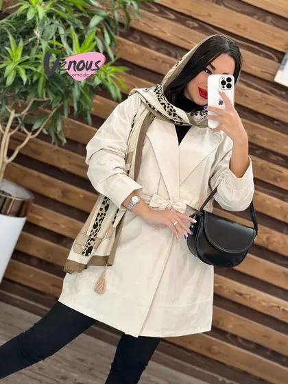 بارانی بالاژیله کمردار