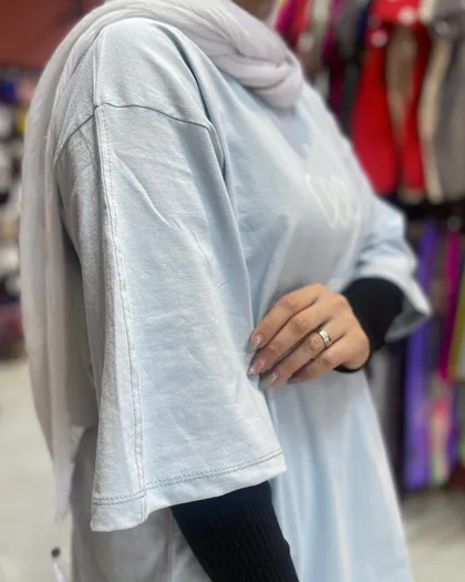 شلوار اورسایز سه ربع نخ‌پنبه