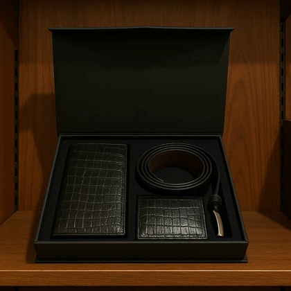 ست مردانه چرم طبیعی