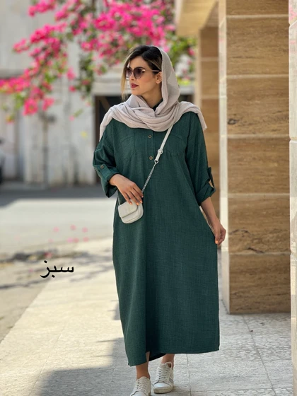 پیراهن مانتویی سوگل