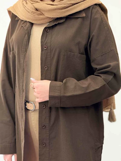 شومیز دو جیب پایین هلال