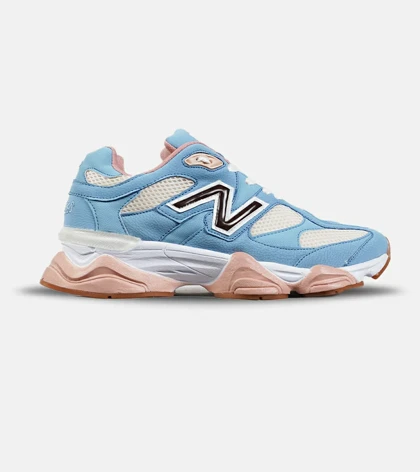 کفش کتانی مردانه و زنانه آبی کرم گلبهی NEW BALANCE 9060 مدل 7230