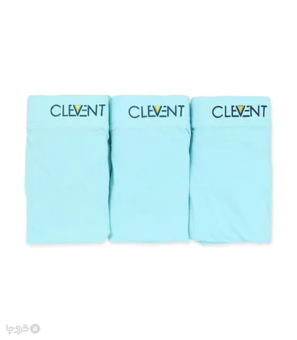 پک شورت مردانه پادار نخی کمر کش Clevent کلونت کد 2407 - بسته 3 عددی