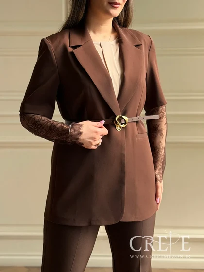 کت تک هرمس آستین دانتل