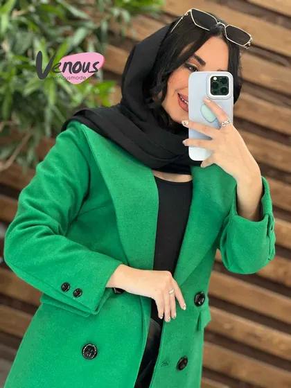 پالتو فوتر چهاردکمه دوجیب