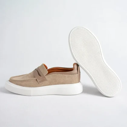 کفش چرم کالج زنانه 6092