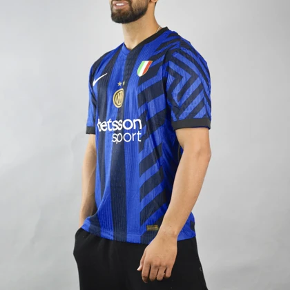 تیشرت فوتبالی پلیری اینتر میلان مدل Nike-Dri Fit-18401 آبی مشکی