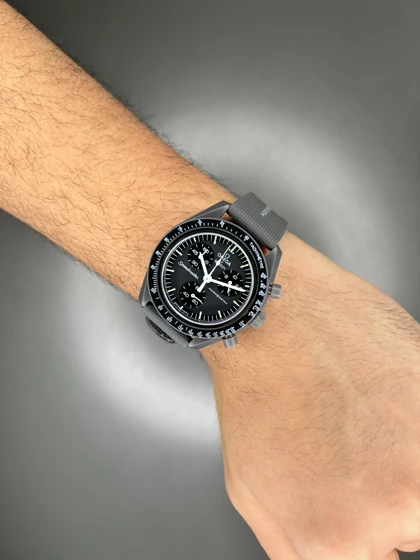 ساعت مچی امگا سواچ بند رابر ماموریت به عطارد Omega x Swatch Mision to the mercury Rubber