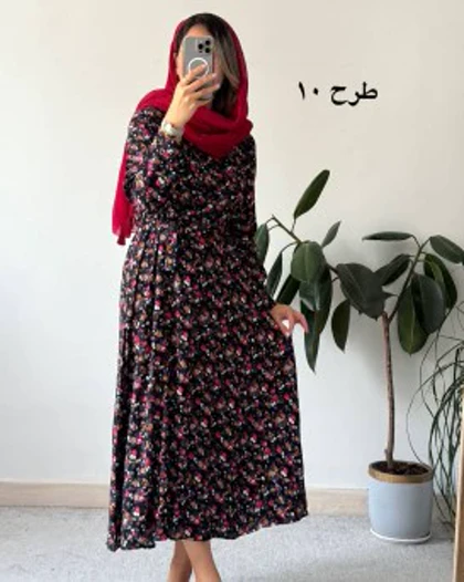 پیراهن ساحلی گل دخت 4