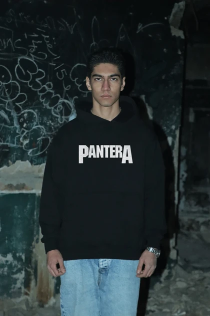 هودی مشکی اسپرت طرح Pantera - فواصل