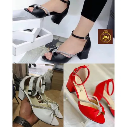 صندل مجلسی نگینی زنانه دور مچی