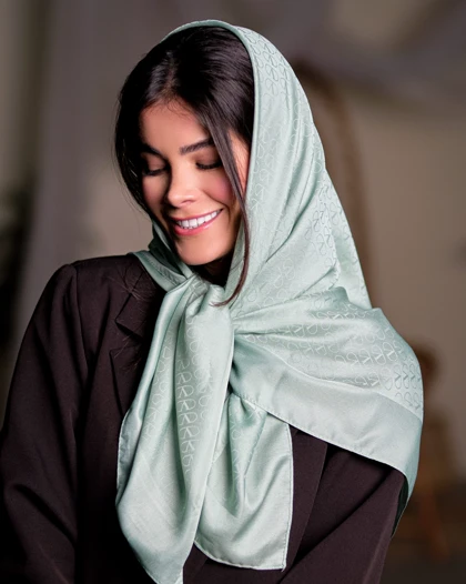 روسری کاریان ابرریشم Valentino (قواره 90) 30122