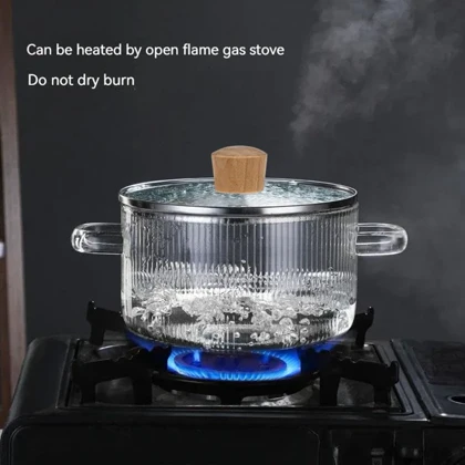 قابلمه پیرکس 1/7 لیتری شیار دار