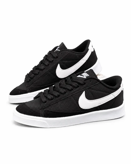 کتانی مردانه مدل رانینگ نایک بلیزر مشکی سفید NIKE blazer