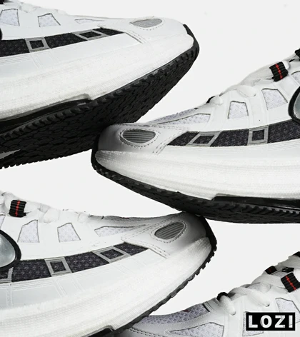 کفش کتانی مردانه و زنانه سفید طوسی نایک NIKE P-6000