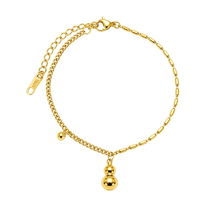 پابند زنانه مدل گوی دو لاین آویز دار