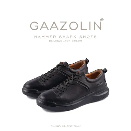 کتانی هامر شارک گازولین تمام مشکی - GAAZOLIN Hammer Shark Black/Black Color