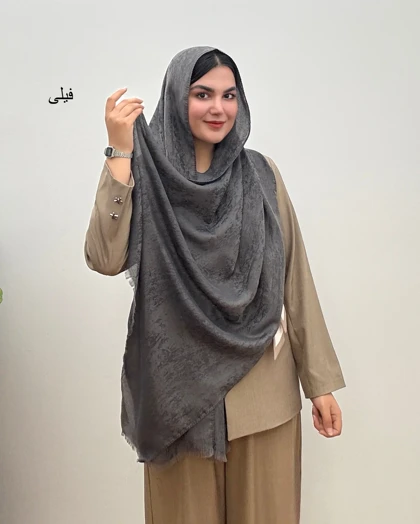 شال زنانه ژاکارد
