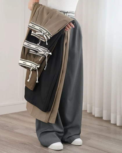 شلوار کرپ chanel کد 30032